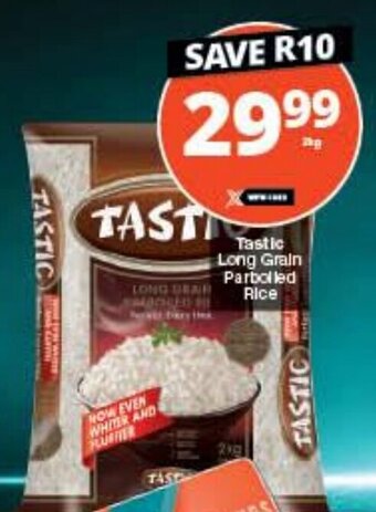 Checkers Tastic Long Grain Parboiled Rice offer
