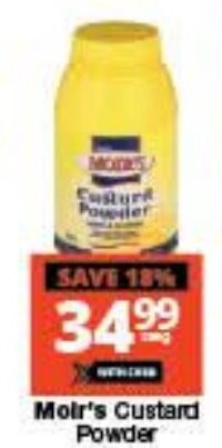 Moir's Custard Powder