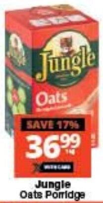 Checkers Jungle Oats Porridge offer