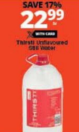 Checkers Thirsti Unflavoured Still Water offer