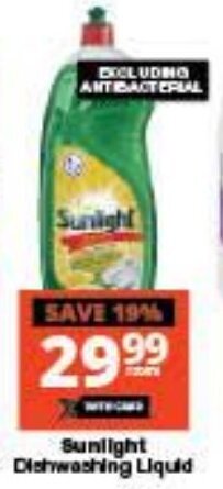 Checkers Sunlight Dishwashing Liquid offer