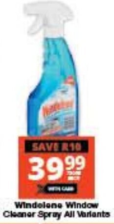 Checkers Windelene Window Cleaner Spray All Variants offer