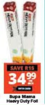 Checkers Supa Mama Heavy Duty Foil offer
