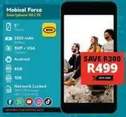 Checkers Mobicel force 4g lte smartphone offer