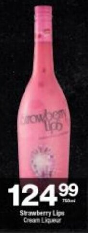 Checkers Strawberry Lips Cream Liqueur offer