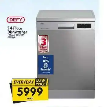 Makro DEFY 14-Place Dishwashing offer
