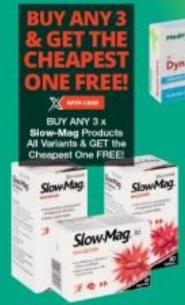 Checkers BUY ANY 3 x Slow-Mag Products All Variants & GET the Cheapest One FREE! offer