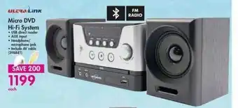 Makro Ultra Link Micro DVD Hi-Fi System offer