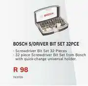 Builders Warehouse Bosch S/Driver Bit Set 32 Pce offer
