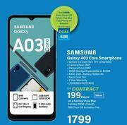 Incredible Connection Samsung galaxy a03 core smartphone offer