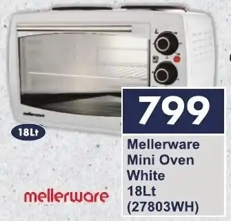 President Hyper Mellerware Mini Oven White 18Lt (27803WH) offer