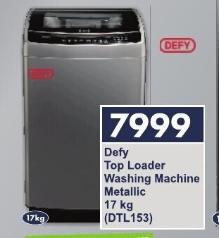 President Hyper Defy Top Loader Washing Machine Metallic 17 kg (DTL153) offer