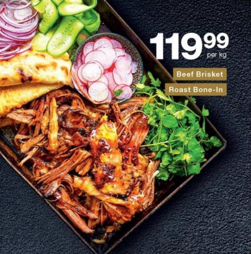 Beef Brisket Roast BoneIn offer at Checkers
