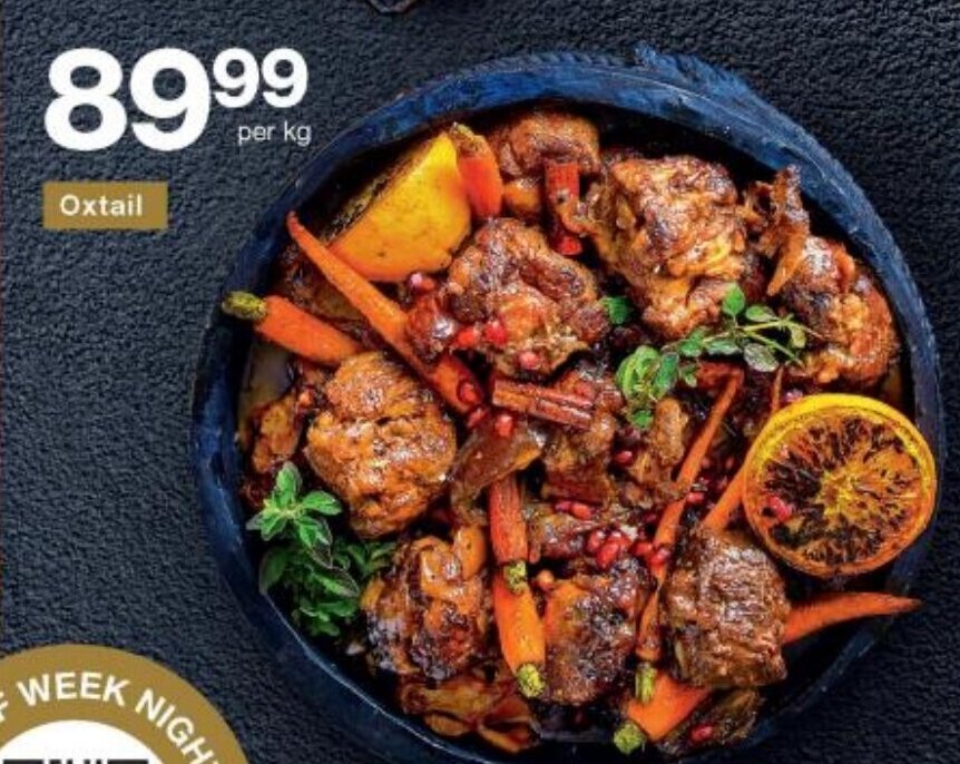 Oxtail offer at Checkers