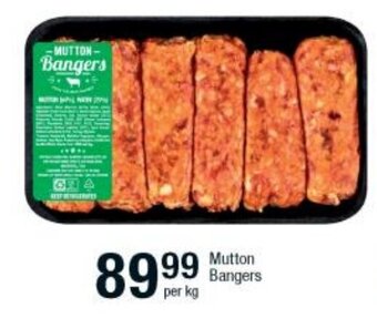 Checkers Mutton Bangers offer