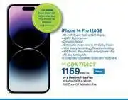 Incredible Connection Apple iphone 14 pro 128gb-on a flex on 8 price plan offer