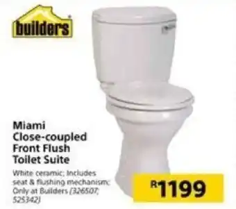 Builders Warehouse Miami Close-coupled Front Flush Toilet Suite offer