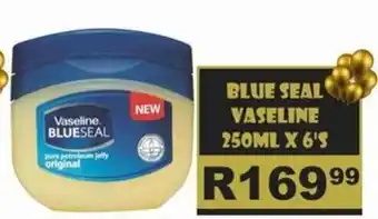 Advance Cash n Carry BLUE SEAL VASELINE 250ML X 6'S offer