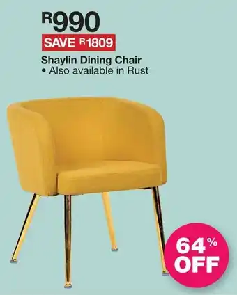 House & Home Shaylin Dining Chair • Also available in Rust offer