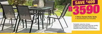 House & Home 7-Piece Samba Patio Suite • Accessories not included offer
