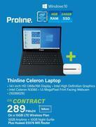 Incredible Connection Proline thinline celeron laptop offer