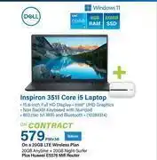 Incredible Connection Dell inspiron 3511 core i5 laptop-on a 20gb lte wireless plan offer