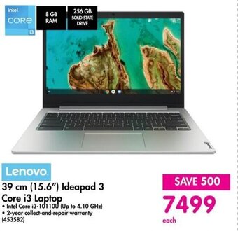 Makro Lenovo 39 cm (15.6") Ideapad 3 Core i3 Laptop offer