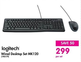 Makro logitech Wired Desktop Set MK120 offer