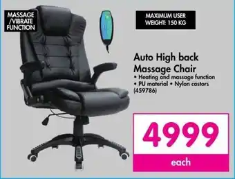 Makro Auto High back Massage Chair offer