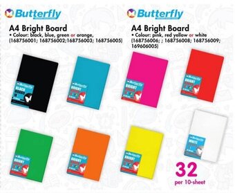 Makro Butterfly A4 Bright Board offer