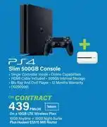 Incredible Connection Ps4 slim 500gb console-on a 10gb lte wireless plan offer