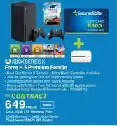 Incredible Connection Xbox series x forza h 5 premium bundle-on a 20gb lte wireless plan offer