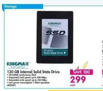 Makro KINGMAX 120GB Internal Solid State Drive offer