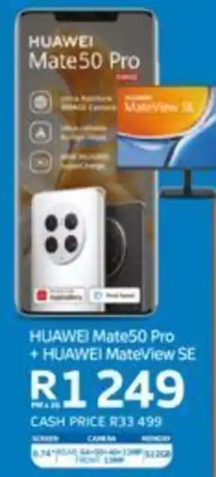 Telkom HUAWEI Mate50 Pro + HUAWEI MateView SE offer