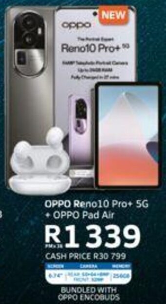 Telkom OPPO Reno10 Pro+ 5G + OPPO Pad Air offer