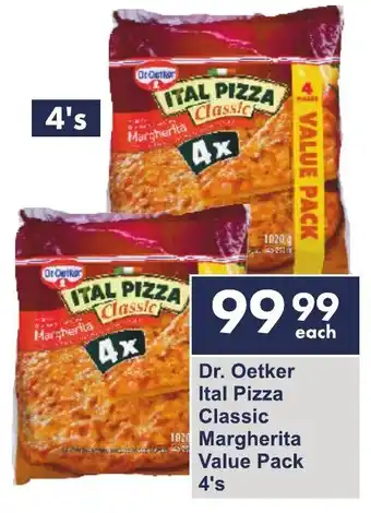President Hyper Dr. Oetker Ital Pizza Classic Margherita Value Pack 4's offer