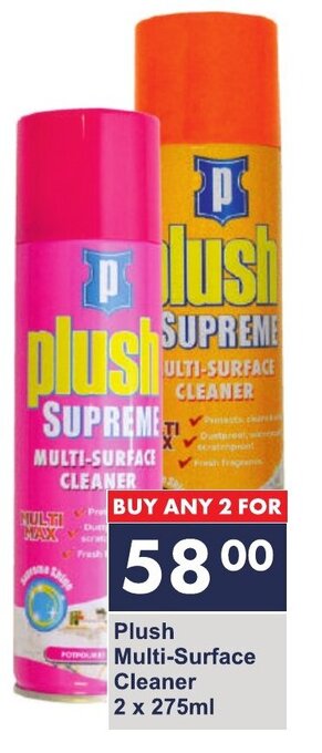 President Hyper Plush Multi-Surface Cleaner 2 x 275ml offer