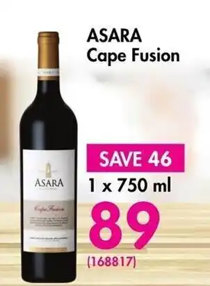 Makro’s liquor ASARA Cape Fusion offer