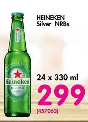 Makro’s liquor HEINEKEN Silver NRBs offer