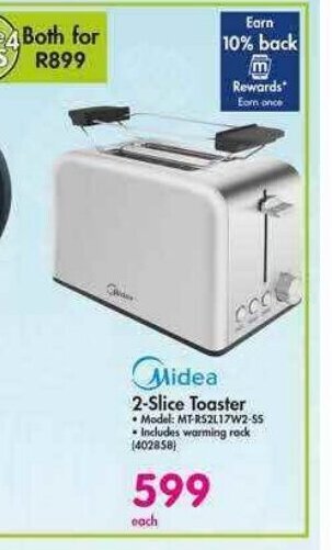 Makro Midea 2-Slice Toaster offer