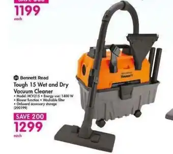 Makro Bennette Tough 15 Wet and Dry Vacuum CLeaner offer