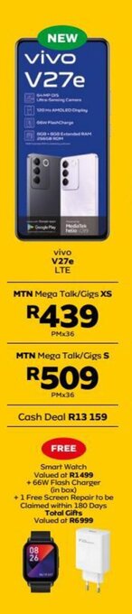 MTN vivo V27e LTE offer