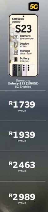 MTN Samsung Galaxy S23 (256GB) 5G Enabled offer