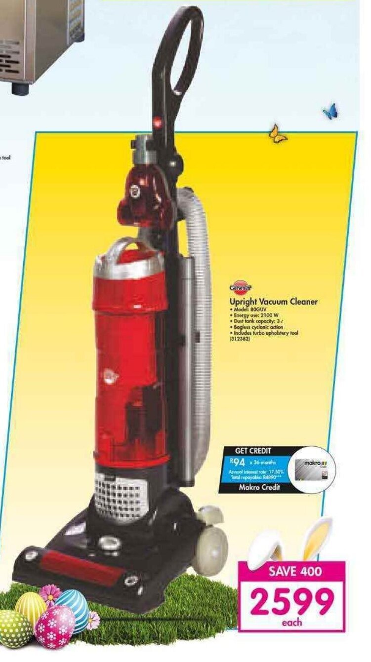 Upright Vacuum Clearner offer at Makro