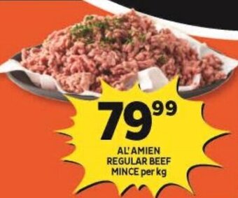 Shoprite AL'AMIEN REGULAR BEEF MINCE per kg offer