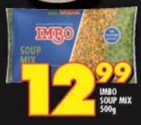 Shoprite IMBO SOUP MIX 500g offer