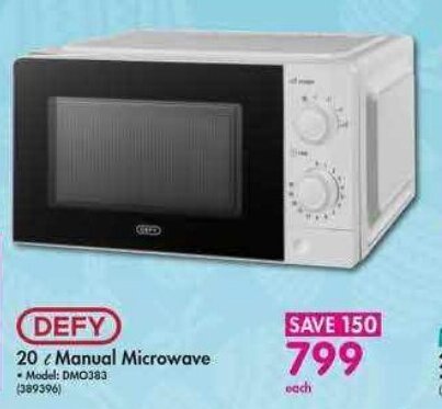 defy 30l microwave makro