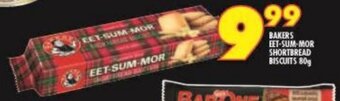Shoprite BAKERS EET-SUM-MOR SHORTBREAD BISCUITS 80g offer