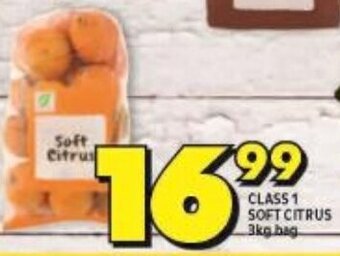 Shoprite CLASS 1 SOFT CITRUS 3kg bag offer