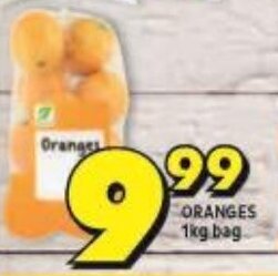 Shoprite ORANGES 1kg bag offer